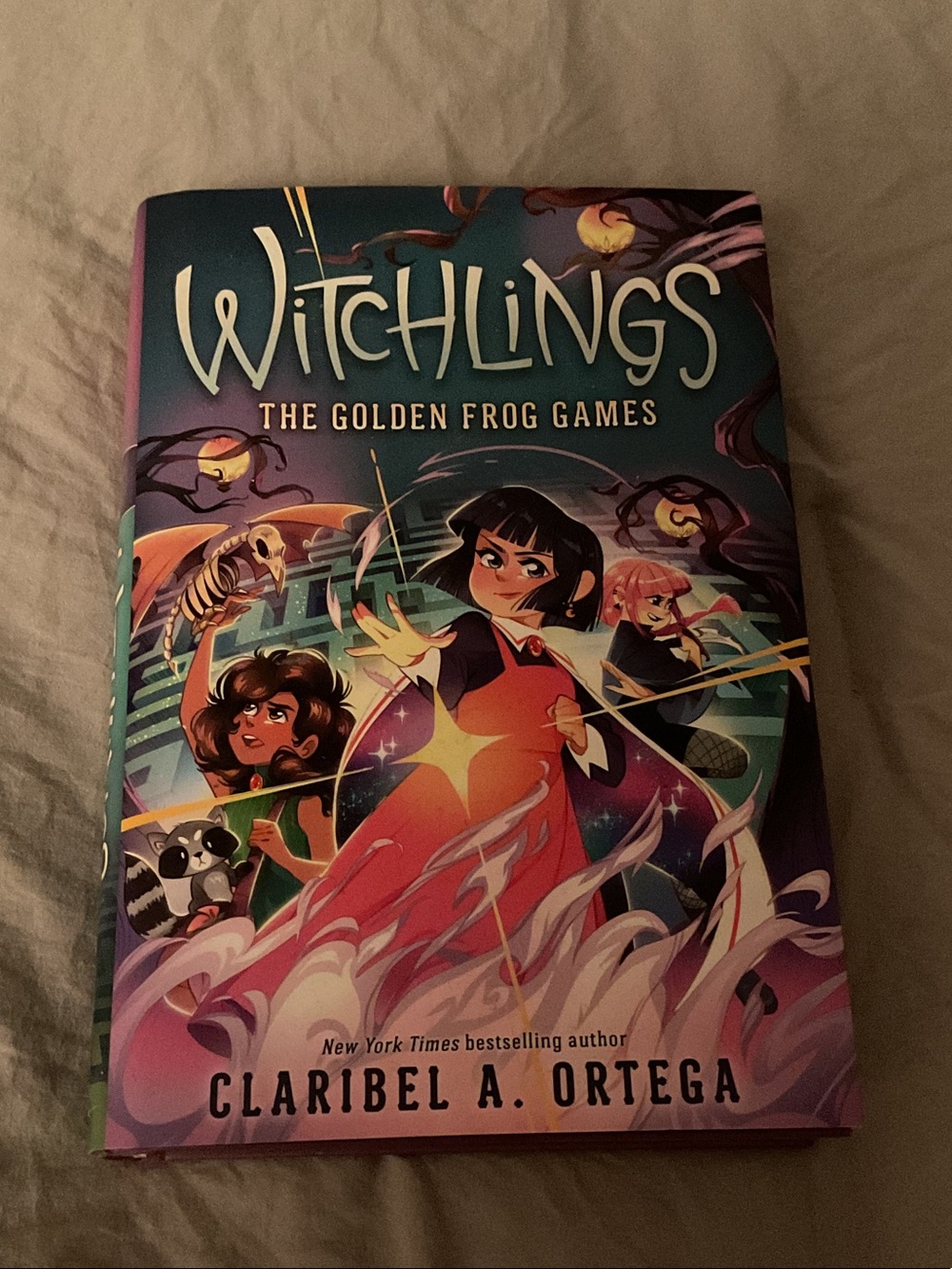Witchlings: The Golden Frog Games by - Purple Cover